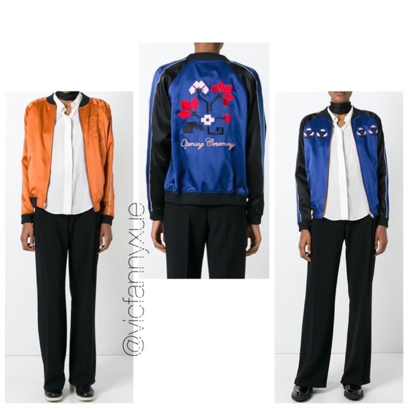 Opening Ceremony embroidered silk souvenir jacket xs - Picture 1 of 6